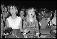 Fans at a Beatles concert at Metropolitan Stadium