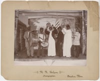 Members of a Salvation Army team put on a blackface minstrel show in Stephen, Minnesota, in January and February of 1887.