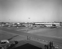Black and white photograph of Target store, Roseville, 1963.