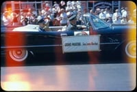 Grand Marshal General Lauris Norstad in a convertible at the Centennial Parade, St. Paul