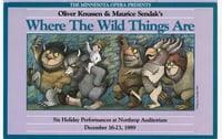 Postcard announcing Minnesota Opera production of Where the Wild Things Are
