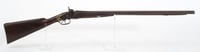 Color image of British percussion double barrel shotgun used by Rolette, c.1850–1871.