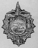 Patrons of Husbandry Badge, 1867.
