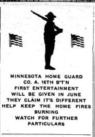 Sixteenth Battalion event advertisement