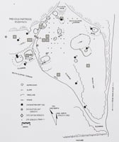 Site map of Little Round Hill, 2104.