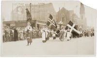 Photograph of 1914 women' suffrage parade