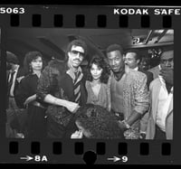 Lionel Richie, Apollonia Kotero, and Eddie Murphy at the Purple Rain premiere
