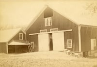 Veblen barn, Nerstrand, Minnesota, ca. 1890.