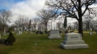 Color image of Oakland Cemetery, St. Paul