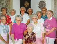 Color image of members of the Dorcas Mission Society, ca. 1990s.