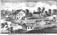 Manannah Mills, Hines and Butler, Props., Manannah, Meeker Co., Minnesota