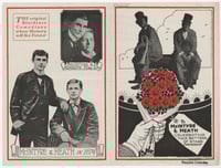 Cover spread of a pamphlet promoting the fiftieth anniversary of the stage partnership between James McIntrye and Thomas Heath, who were some of the most influential and famous blackface minstrels of their time. From the Minnesota Historical Society pamphlet collection, St. Paul.