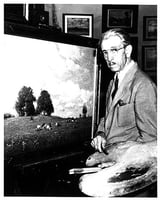 Alexis J. Fournier painting Summer Skies