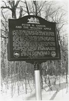 Peter M. Gideon and the Wealthy Apple historic marker
