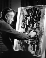 Black and white photograph of Elof Wedin, 1958.