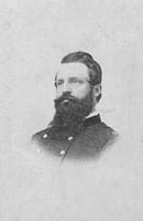 Black and white photograph of Major Alfred B. Brackett, c.1863.
