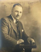 Black and white photograph of Melvin J. Maas, 1925.