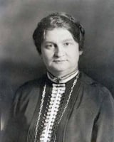 Black and white photograph of Catheryne Gilman, 1945.