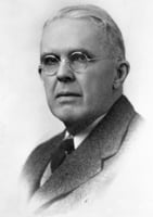 Black and white photograph of Robbins Gilman, c.1950.