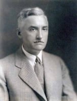 Black and white photograph of Magnus Jemne, husband of Elsa Laubach Jemne, c.1931.