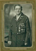 Black and white photograph of Theresa Ericksen, ca. 1930.