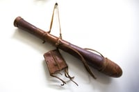 Photograph of qulux (koo-loo-x quiver/arrow holder).