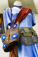 Photograph of subeeciyad (sue-bay-see-yad traditional female dress worn at festive occasions)