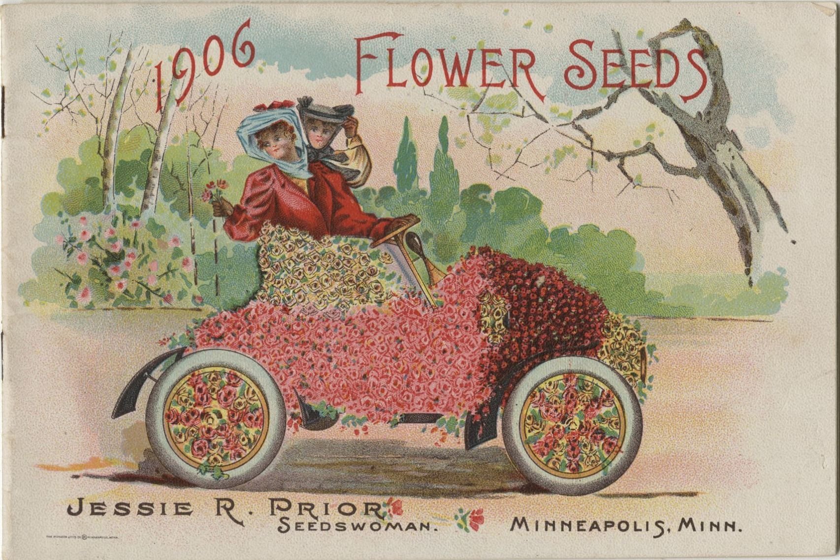 Image of a seed packet from Seedswomen exhibit