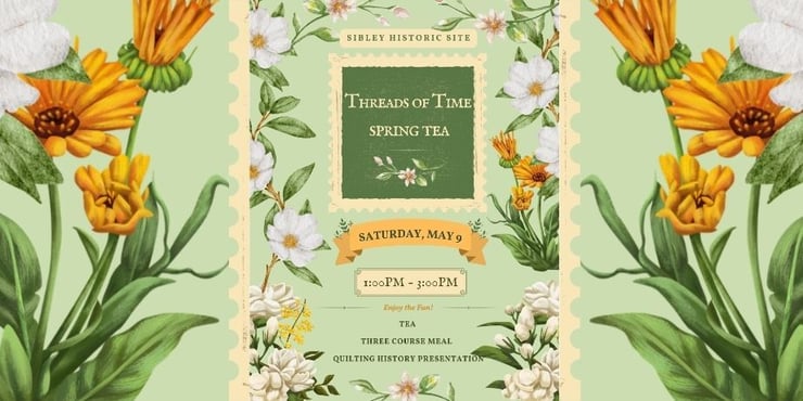 Threads of Time Spring Tea at Sibley.