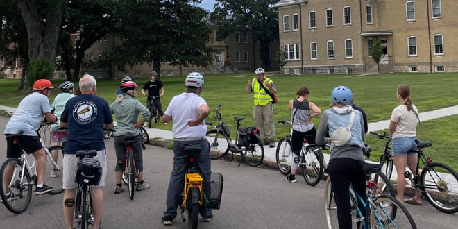 History on Two Wheels: Historic Fort Snelling and the Upper Post.