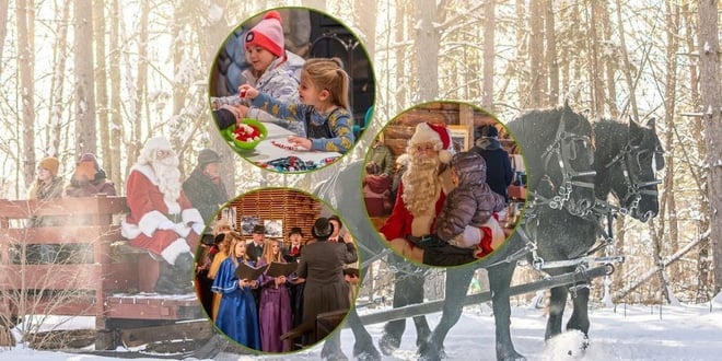 Christmas in the Logging Camp.