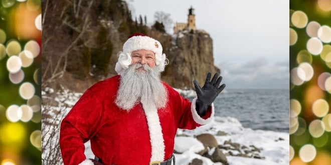 Santa at the Lighthouse.