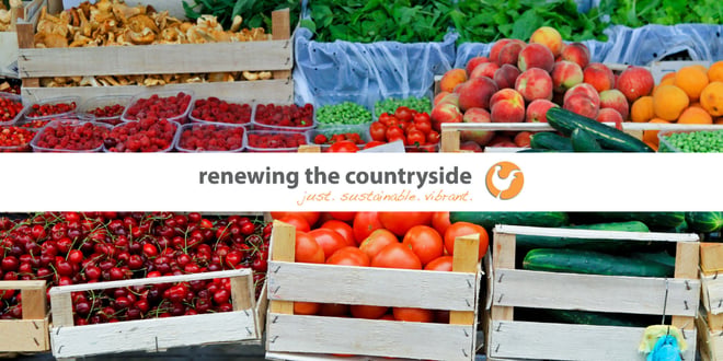 Farmer's Market with Renewing the Countryside.