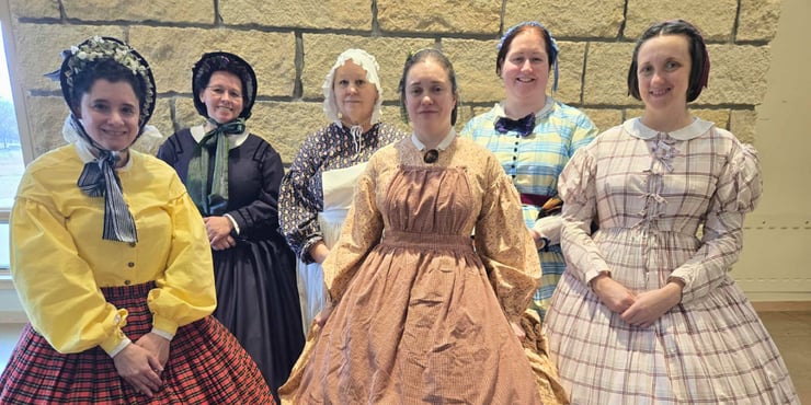 Historic Fashion with the Living History Society.