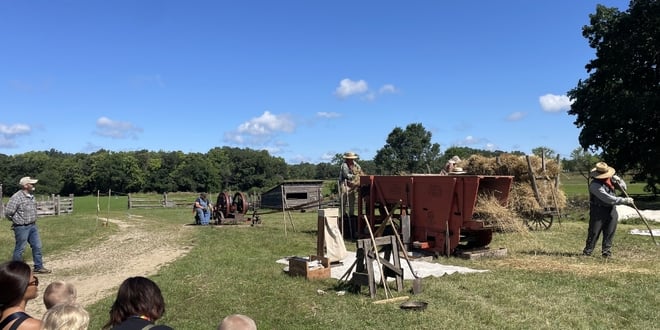 Threshing Days.