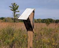 Peterson bluebird nest box in Frontenac State Park