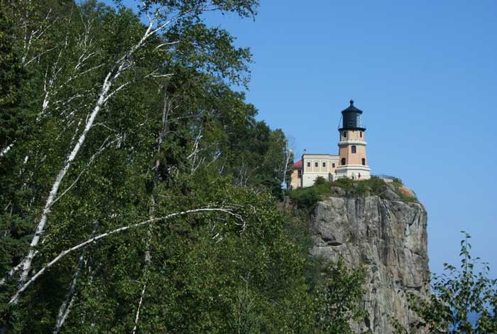 The light house at Split Rock.