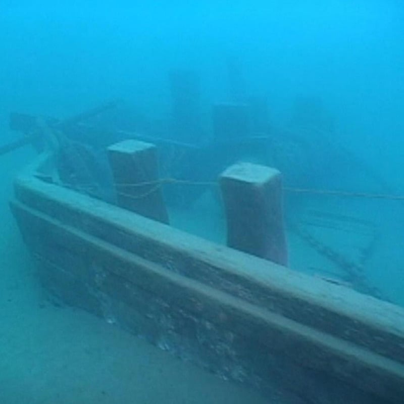 May Flower shipwreck in Lake Superior