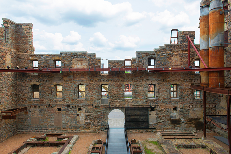 Mill City Museum Ruin Courtyard.