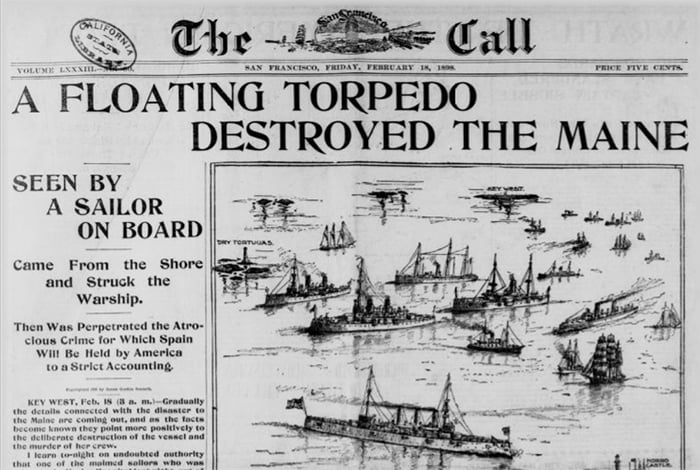 A Floating Torpedo Destroyed the Maine