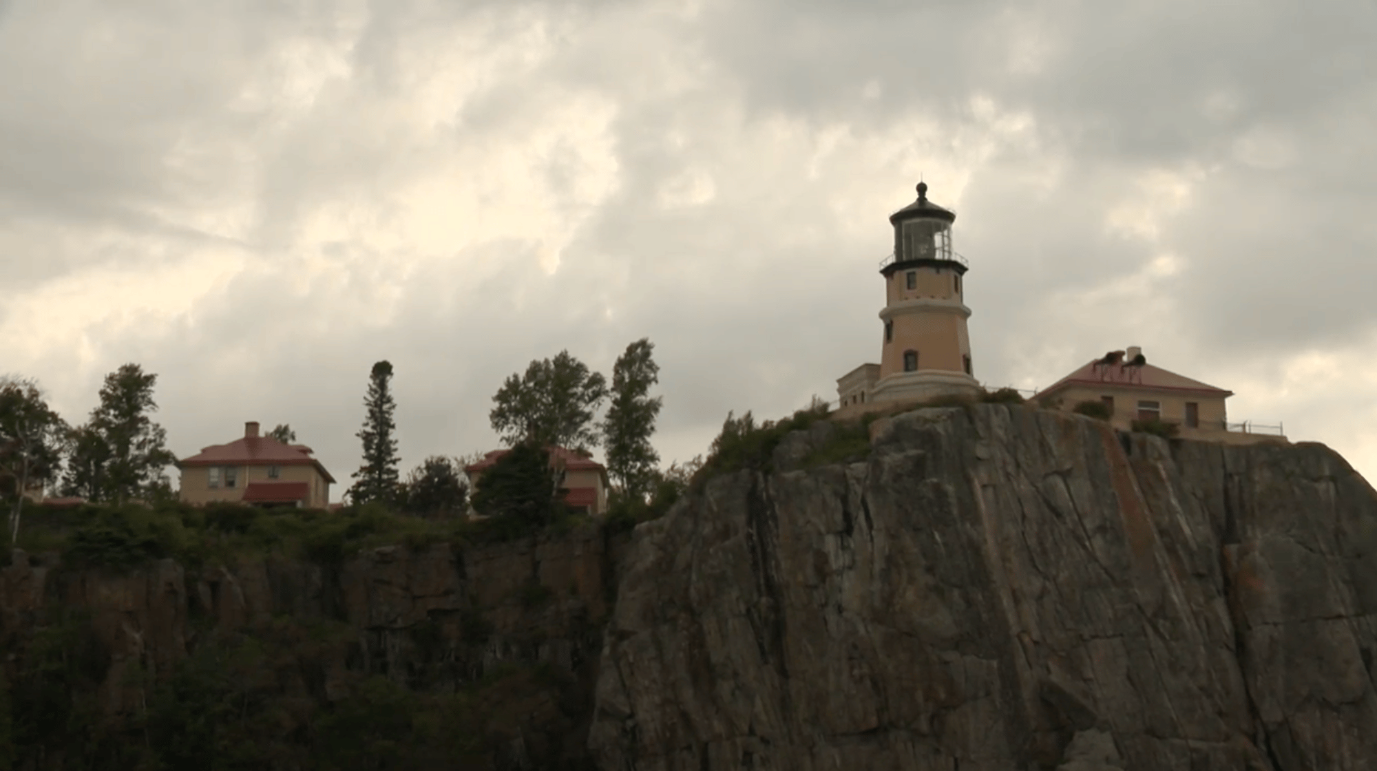 Still of Split Rock Lighthouse b-roll.