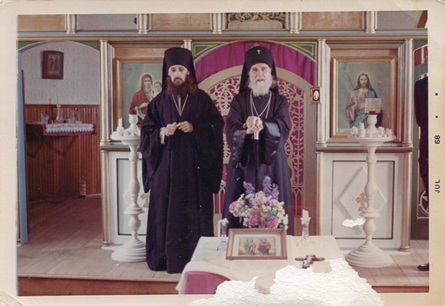 Fr. Hillary Madison and Archbishop John Garklavs