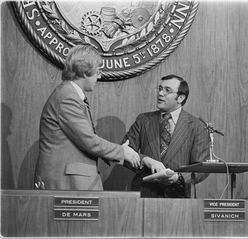 Lou DeMars and Al Hofstede