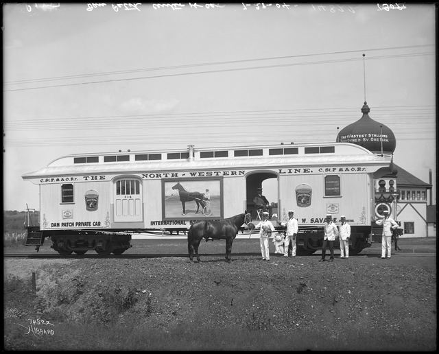 Dan Patch with his private train car