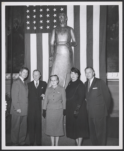 Evelyn Raymond in Washington, DC, ca. 1958