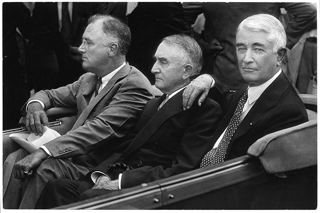Dr. William J. Mayo and Dr. Charles H. Mayo with President Franklin Roosevelt