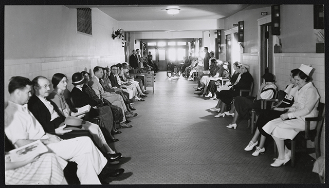 Desk F at the Mayo Clinic, Rochester