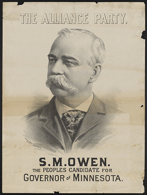 S. M. Owen campaign poster