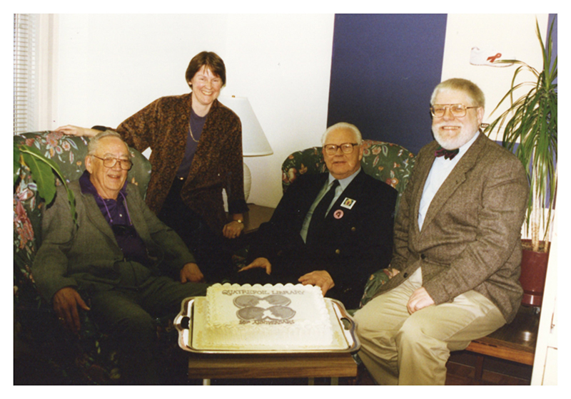 David Irwin, Kathy Robbins, Dick Hewetson, and Edward Swanson