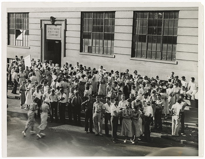 Picketing and striking workers